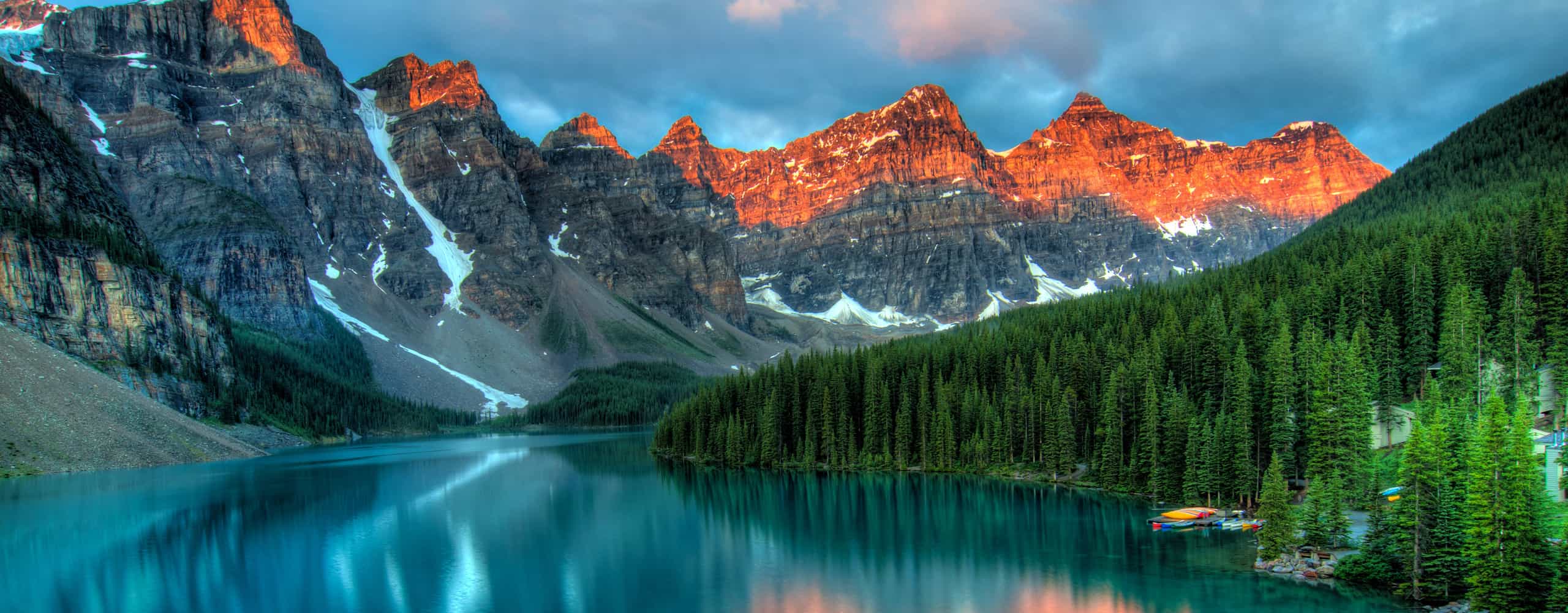 Moraine Lake In Alberta, Canada